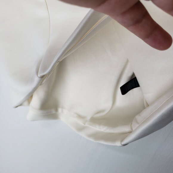 NEW Express Ivory Black‎ Mesh Cutout Sheath Mini Dress Sleeveless NWT - Picture 8 of 12